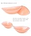 SIHE Womens Adhesive Silicone Strapless Bra Sticky Bra Self Adhesive Silicone Invisible Bra (Beige, B)