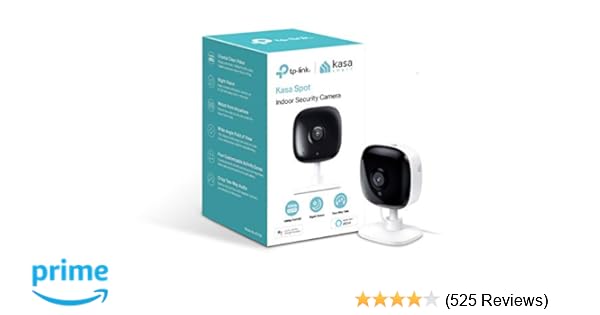 TP-Link Kasa Spot Indoor Camera, 1080P HD Smart wifi Security Camera with Night Vision, Motion Detection, Remote Monitor, Works with Google Assistant ...