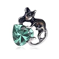 Xdodnev Charm Lady Enamel Mouse Brooch Pins Women Girls Cartoon Animal Rat Brooches