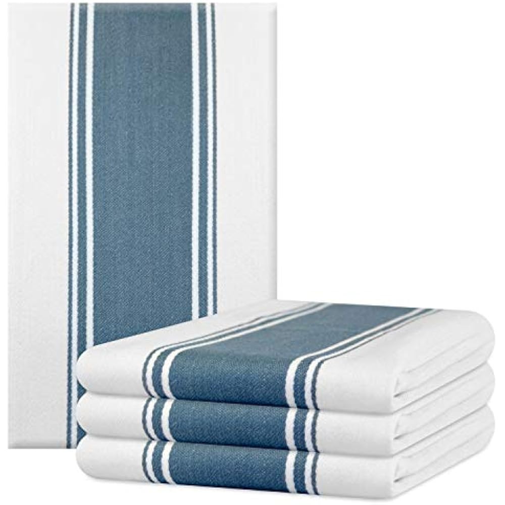 Kitchen Towels Vintage Striped 100 Cotton Tea 20 X 28 Inch Set Of 4