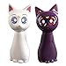 Sailor Moon Ceramic Salt and Pepper Shakers - Luna and Artemis Set For Your Kitchen