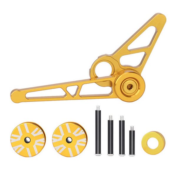 Lightweight Aluminium Chain Tensioner for Brompton 1-6 Speed Union Jack GOLD