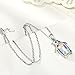 NEOGLORY Jewelry Aurora Borealis Crystal Penguin Birthstone Pendant Necklace Women Jewelry