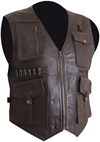 SALTONI Jurassic World Fallen Kingdom Owen Grady Leather Vest (XXXL)