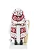 Clever Creations Skiing Polar Bear 7 Inch Traditional Wooden Nutcracker, Festive Christmas Décor for Shelves and Tables