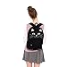 Black Kitty Cat Canvas Backpack