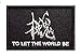 METAL GEAR SOLID MGS SNAKE PATCH TO LET THE WORLD BE