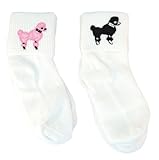 Hip Hop 50s Shop Toddler Bobby Sock W/Poodle Applique