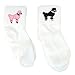 Hip Hop 50s Shop Toddler Bobby Sock W/Poodle Applique