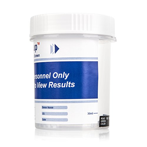 Urine Drug Test Cups: 12 Panel Urine Screening Drug Testing Cups with Instant Results - Test 12 Drugs Including THC, COC, OXY, MDMA, BUP, MOP, BAR, BZO, MET, MTD & PCP - Over The Counter - 5 Pack - Thumbnail 4