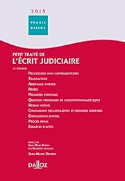 Petit traité de l'écrit judiciaire