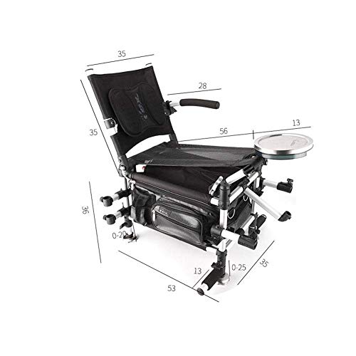 Kyman Chaise De Pêche, Pêche Portable Pied Sauvage Spécial Box Ultra Léger Pêche Boîte Pêche Multifonctionnel…