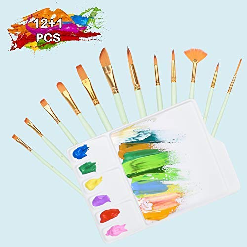 HIMI Gouache Paint Set, 24 Colors x 30ml Unique Jelly Cup Design, Portable Case with Palette, Non Toxic Paints for Artist, Hobby Painters & Kids, Ideal for Canvas Painting for Novelty Gift (Green)