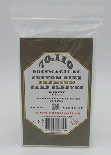 docsmagic.de 50 Premium 70 x 110 Board Game Sleeves - 72 x 112 - Scythe
