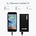 Tecson 10000mAh USB Battery Pack, (Total 5V/3.5A)Dual Ports Power Bank Portable Charger for iPhone, Samsung Galaxy and More, (Black)