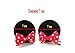 Red Polka Dot Bow Clips for Baby Girls Toddlers Hair Clips Costume Accessory: M3 (MC Clip-L)