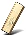 Mini USB Audio Voice Recorder with 8GB Memory Stick in One - 384Kbps Pro Quality - Digital Silent Voice Recording - Small and Portable for Professionals and Students - Gold Edition