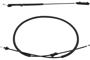 Replacement Hood Latch Release Cable Rear and Front for For A4 A5 8T1823535 8T1823531 Plastic Metal Components