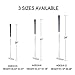 Acstar Two Way Junior Golf Putter Graphite Kids Putter Both Left and Right Handed Easily Use for Kids Age 3-5(Silver head+white shaft+blue Grip,25 inch,age 3-5)