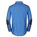 Men's Casual Slim Fit Formal Western Work Contrast Long Sleeve Button Down Shirts