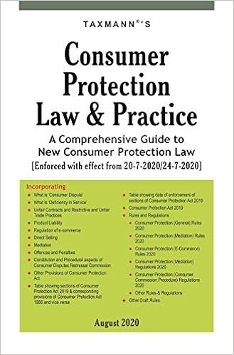 Taxmann's Consumer Protection Law & Practice -