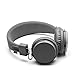 Urbanears Plattan - Collapsible Classic Headphones with Handmade Drivers, Remote and Sharing ZoundPlug - Grey