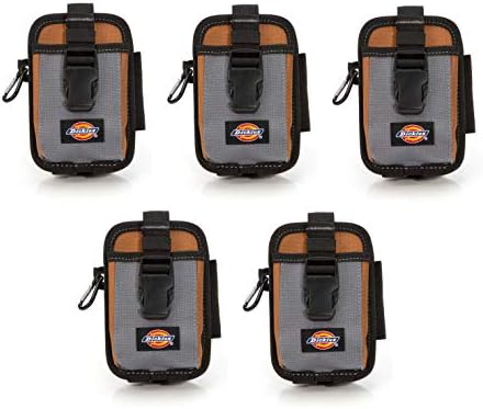 Dickies Work Gear 57100 2-Compartment Large Phone and Tool Pouch (5-(Pack))