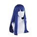 Anime POP TEAM Cosplay Wig 60cm Long Blue Women Girls' Party Wig (Pipimi)