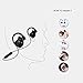 Wireless Headphone, Cell Phone Stereo Music Bluetooth Headset Earpieces USB Charging for Sport Running with Noise Cancellation, IPX5 Waterproof, Compatible for IOS, Android System and Computer (Black)
