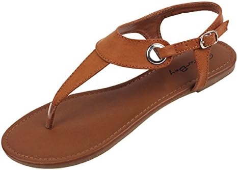 Sunville Womens Roman Gladiator Sandals Flats Thongs
