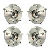 Front Rear Wheel Bearing & Hub Assembly Kit For