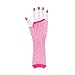 80s Fancy Outfit Costume Accessories Set,Leg Warmers,Fishnet Gloves,Neon Earrings and Bowknot Headband
