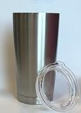 KUDO! Stainless Steel Double Wall Vacuum Insulated Coffee Mug Beer Mug Cappucino Cup Tea Cup Travel Tumbler and Lid - Keeps Drinks Cold & Hot - 20oz