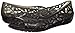 Crocs Women's Isabella Jelly II Flat Sandal, Black/Black, 9 M US