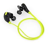 Bluetooth Headset - JOGGER Wireless Sports Headphones with Mic || Noise Cancellation || Sweatproof Earbuds, Best for Running,Gym || Stereo Sound Quality || Compatible with Iphones, IPads, Samsung and other Android Devices... …