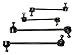 Suspension kit Ac Cars 4 pieces 2 Front and 2 Rear Stabilizer Sway Bar Links Right and Left Side