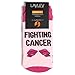 Beat Cancer Socks - Funny Novelty Gift for Cancer Survivor or Chemo Patient - For Women and Men (Pink Boxing Gloves)