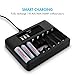 Tenergy TN480U 8-Bay LCD Display Fast Charger for NiMH AA AAA Rechargeable Batteries and 8pcs 2500mah AA Rechargeable Batteries
