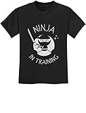 Ninja in Training Kids Shirt Novelty Gifts Cool