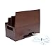 MobileVision Wood Multi Device Organizer Stand and Charging Station for Smartphones, Tablets, and Laptops Includes 6-USB Hub Charger Combo