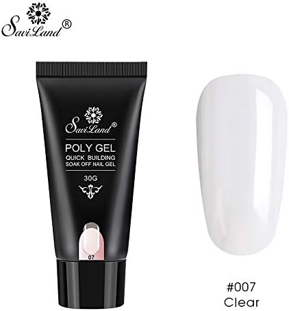 Dolloress Beauty Nail⭐Saviland 30ml/Bottle Nail Tips Extension Poly Gel Builder Gel For Nail Extension