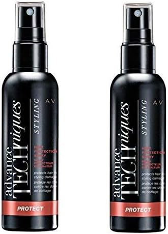 2 x Advance Techniques Heat Protection Spray Avon Contains Tri-Keratin Complex, 100 ml (Pack of 2)