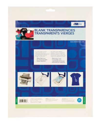 Yudu 11-Inch-by-14-Inch Blank Ink-Jet Transparencies, 5 Pack