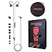 ROCUSO Noise-Isolating Musician's in Ear Monitor, Wired Over Ear Headphones with Microphone,Sport Earbuds for Running,Jogging,Gym,Compatible with iPhone, Cell Phones,Computers (Black)