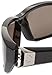 Spy Optic Dirty MO Polarized Wrap Sunglasses, 59 mm (Black/Happy Bronze Polar W/Black Mirror)