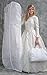 Elaine Karen Deluxe Bridal White Wedding Gown Dress/Coat Garment Bag with Gusset - with Shoe Bag