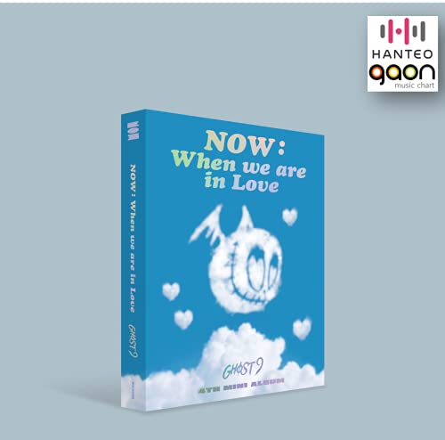 Ghost9 - NOW : When we are in Love (4th Mini Album) [Pre Order] CD+Photobook+Folded Poster+Others with Tracking, Extra Decorative Stickers, Photocards