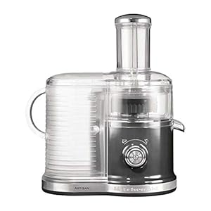 KitchenAid-Artisan-5KVJ0333BMS-Fast-Centrifugal-Juicer-Medallion-Silver KitchenAid Artisan 5KVJ0333BCA Fast Centrifugal Juicer, Candy Apple