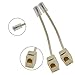 URBEST 5Pcs Beige RJ45 8P4C Male Jack Plug Cord to RJ11 6P4C Female Telephone Ethernet Line Wire Connecting Adapter