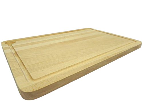 Very Big Wooden Chopping Board Beech Wood - Professional 12'' x 18" (30 x 45 cm)